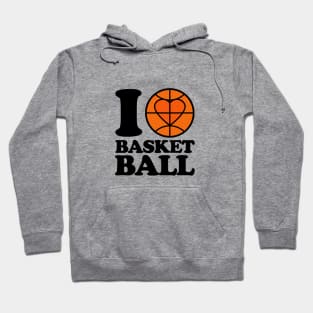 I love Basketball Design. Hoodie